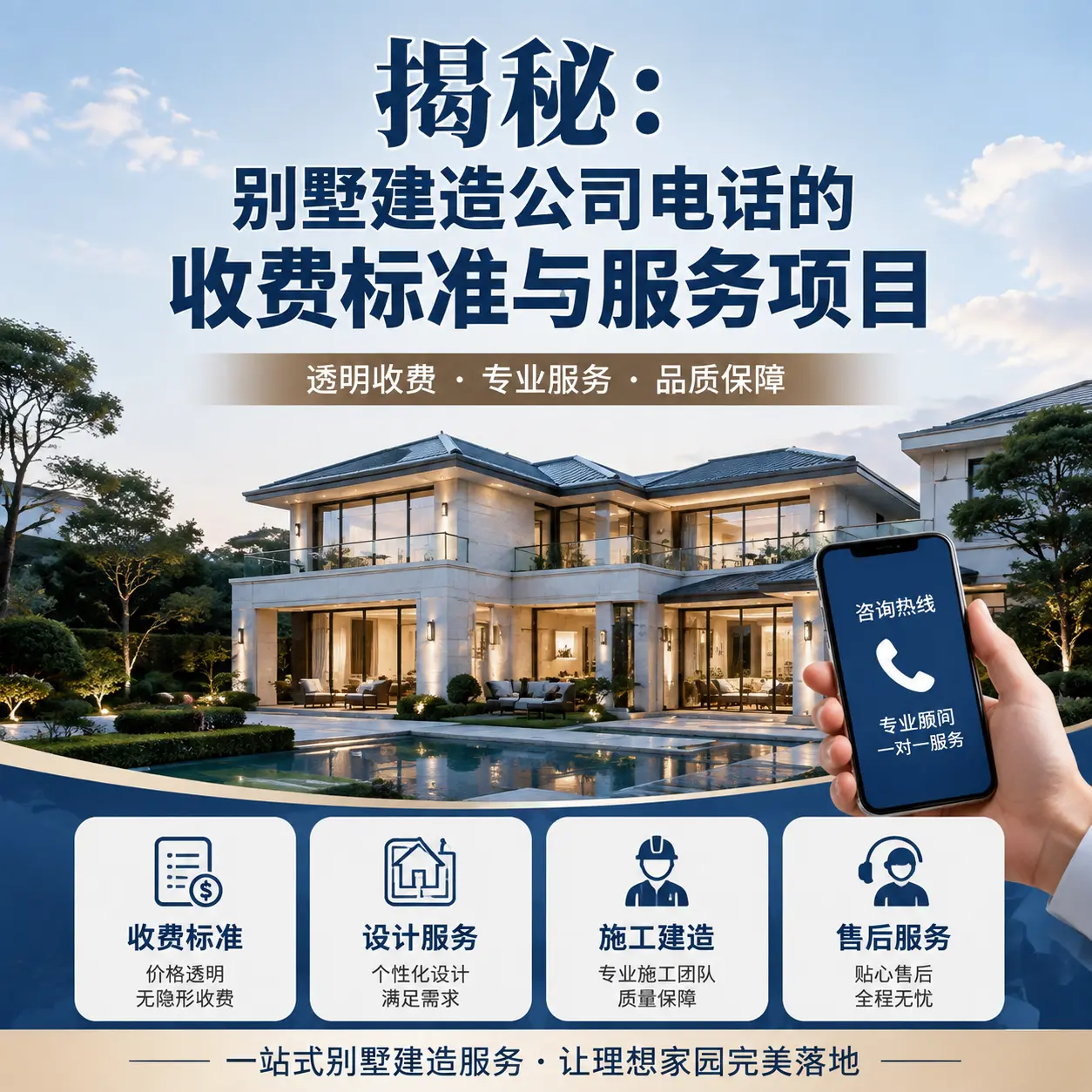 揭秘:镇宁别墅建造公司电话的收费标准与服务项目