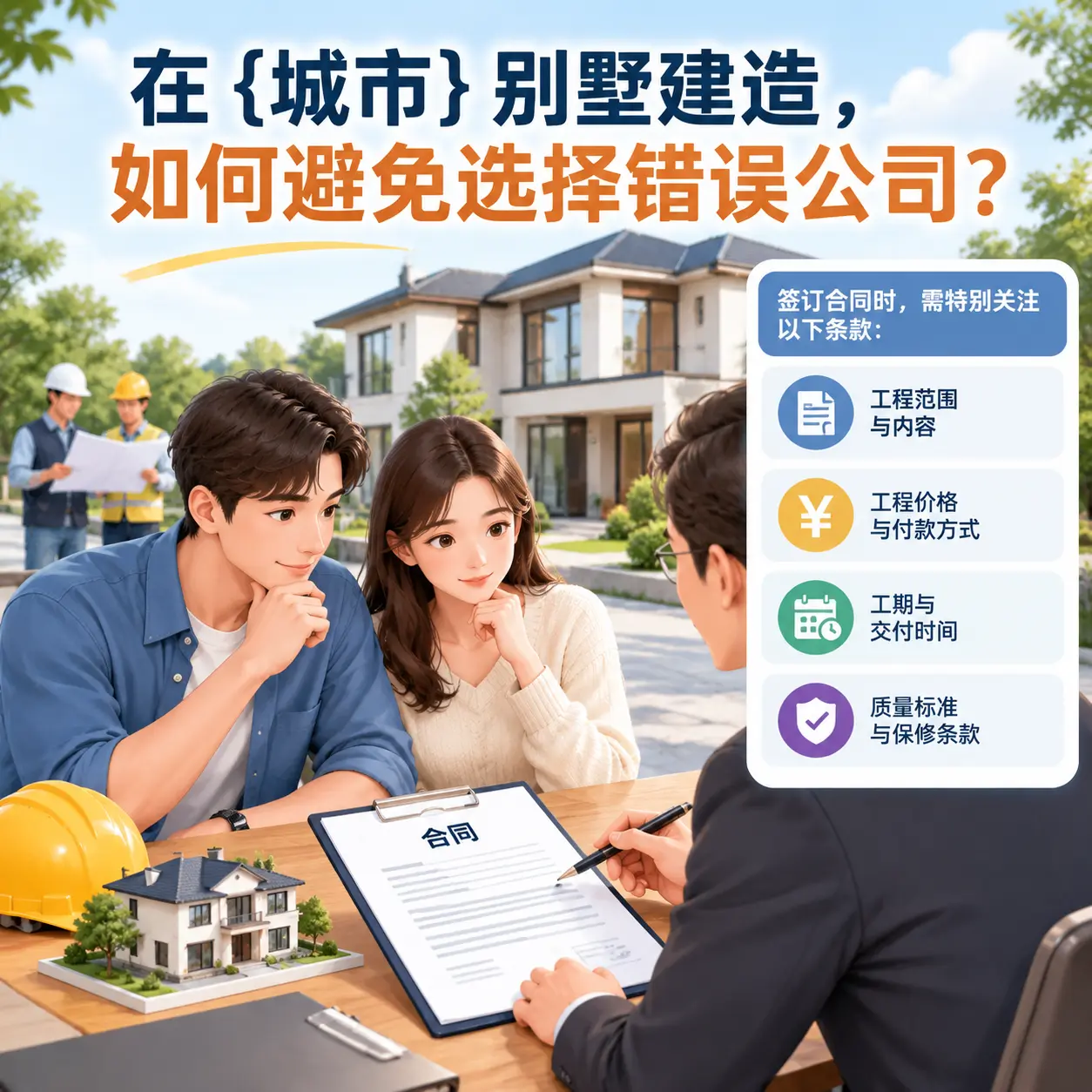 在 镇宁 别墅建造,如何避免选择错误公司?