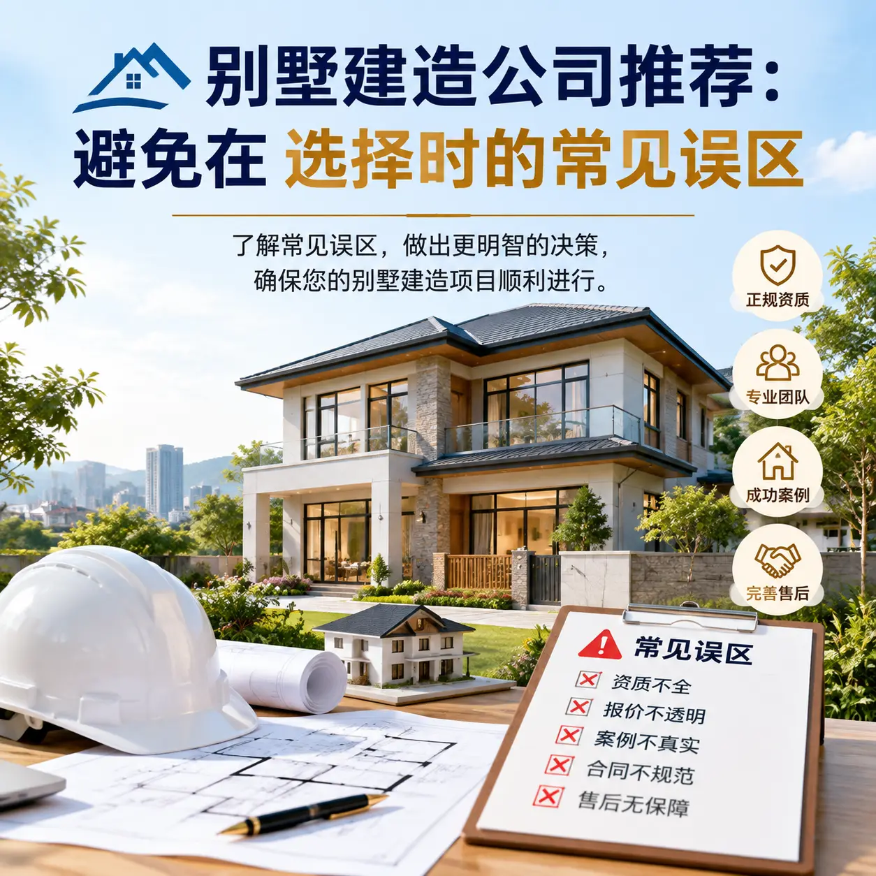 别墅建造公司推荐：避免在 镇宁 选择时的常见误区