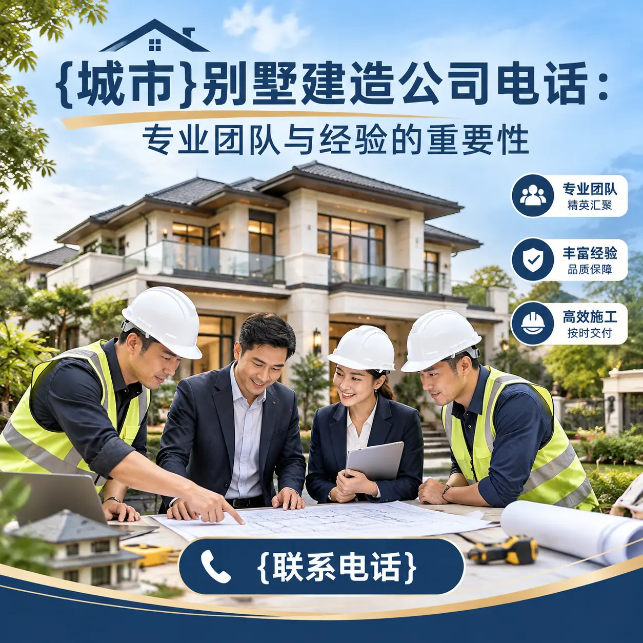 镇宁别墅建造公司电话:专业团队与经验的重要性