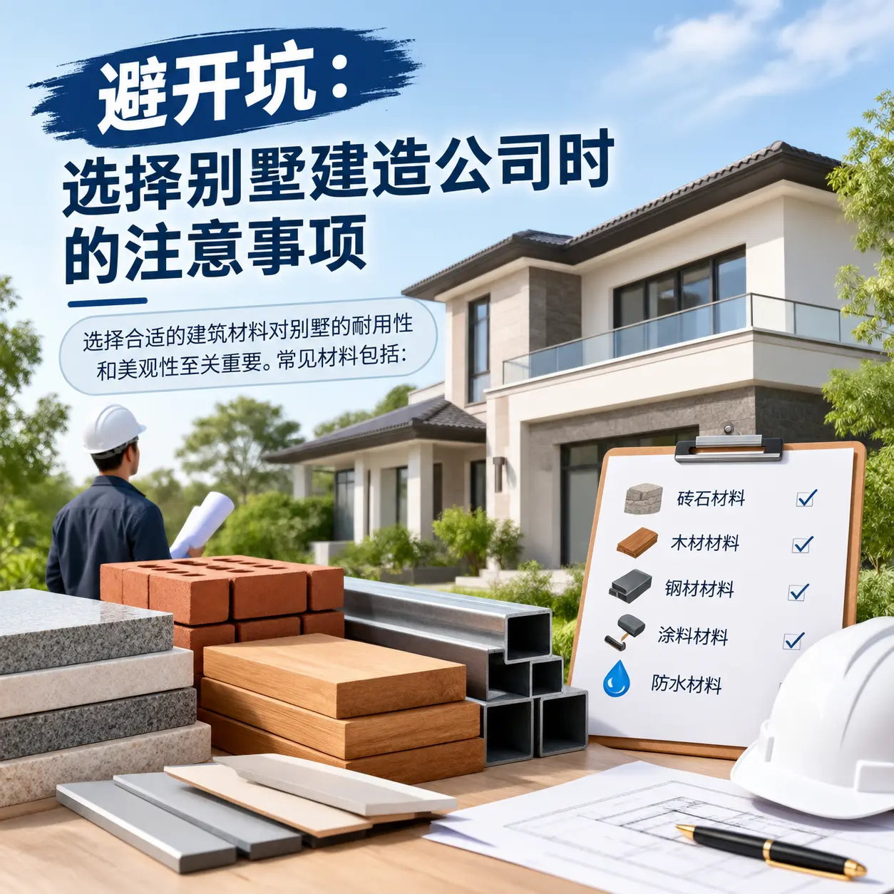 避开坑：选择 镇宁 别墅建造公司时的注意事项