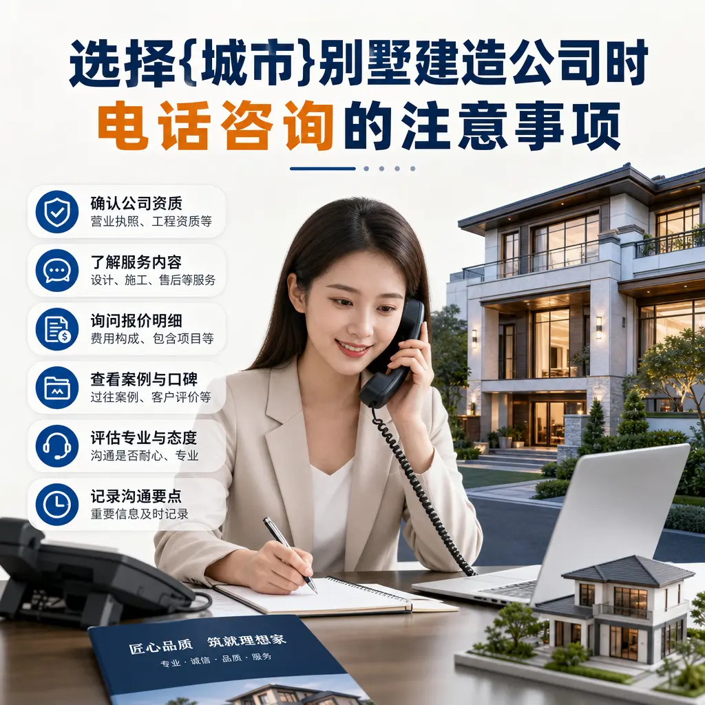 选择镇宁别墅建造公司时,电话咨询的注意事项