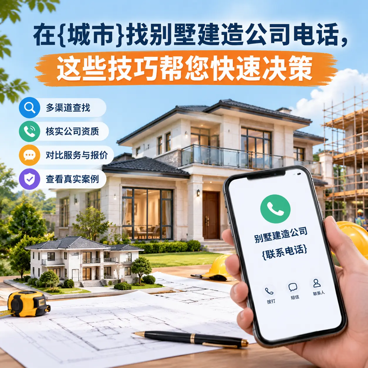 在镇宁找别墅建造公司电话，这些技巧帮您快速决策