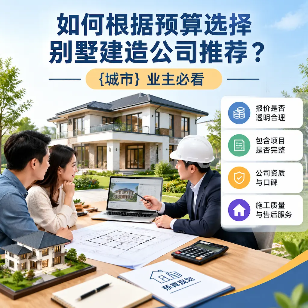 如何根据预算选择别墅建造公司推荐? 镇宁 业主必看