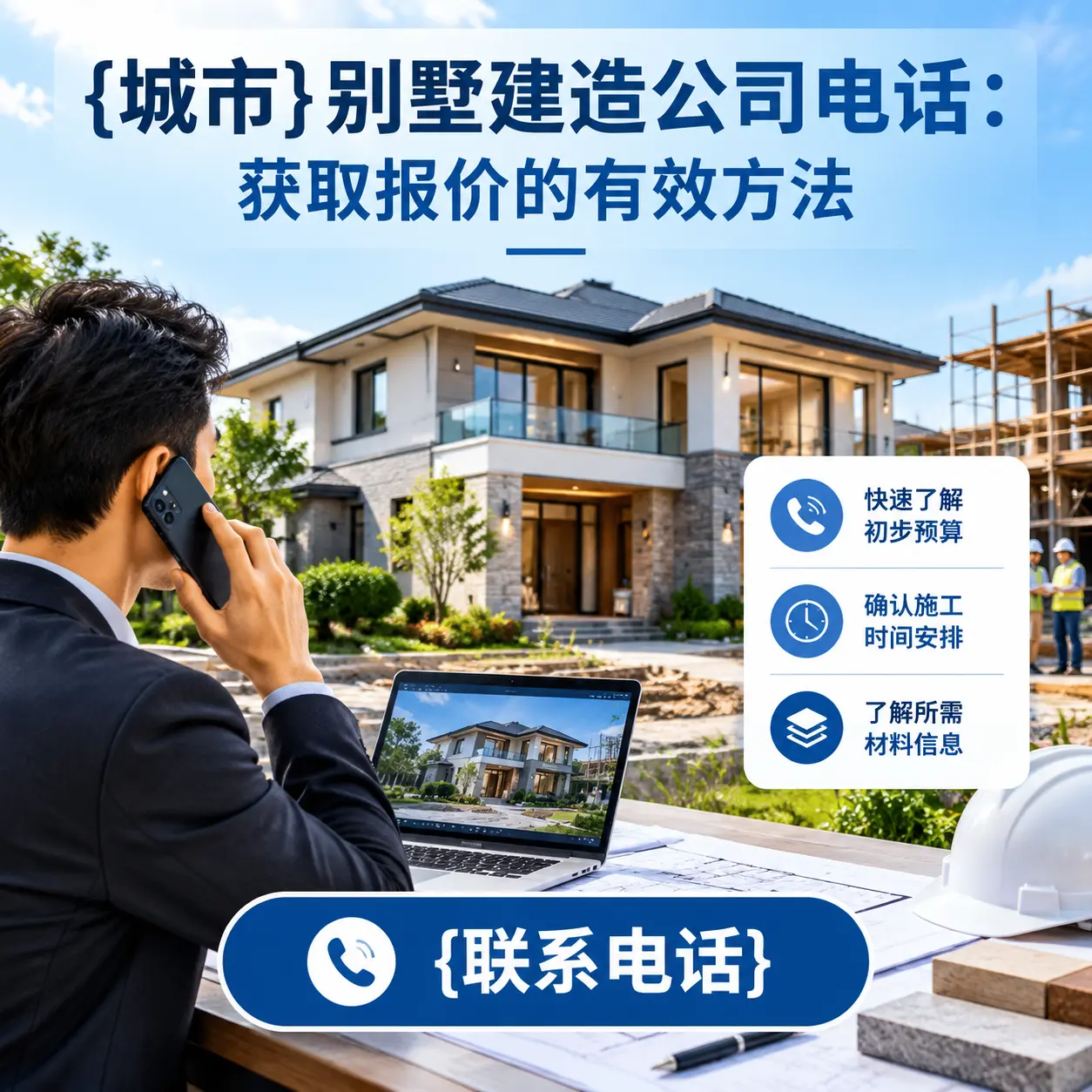 镇宁别墅建造公司电话：获取报价的有效方法