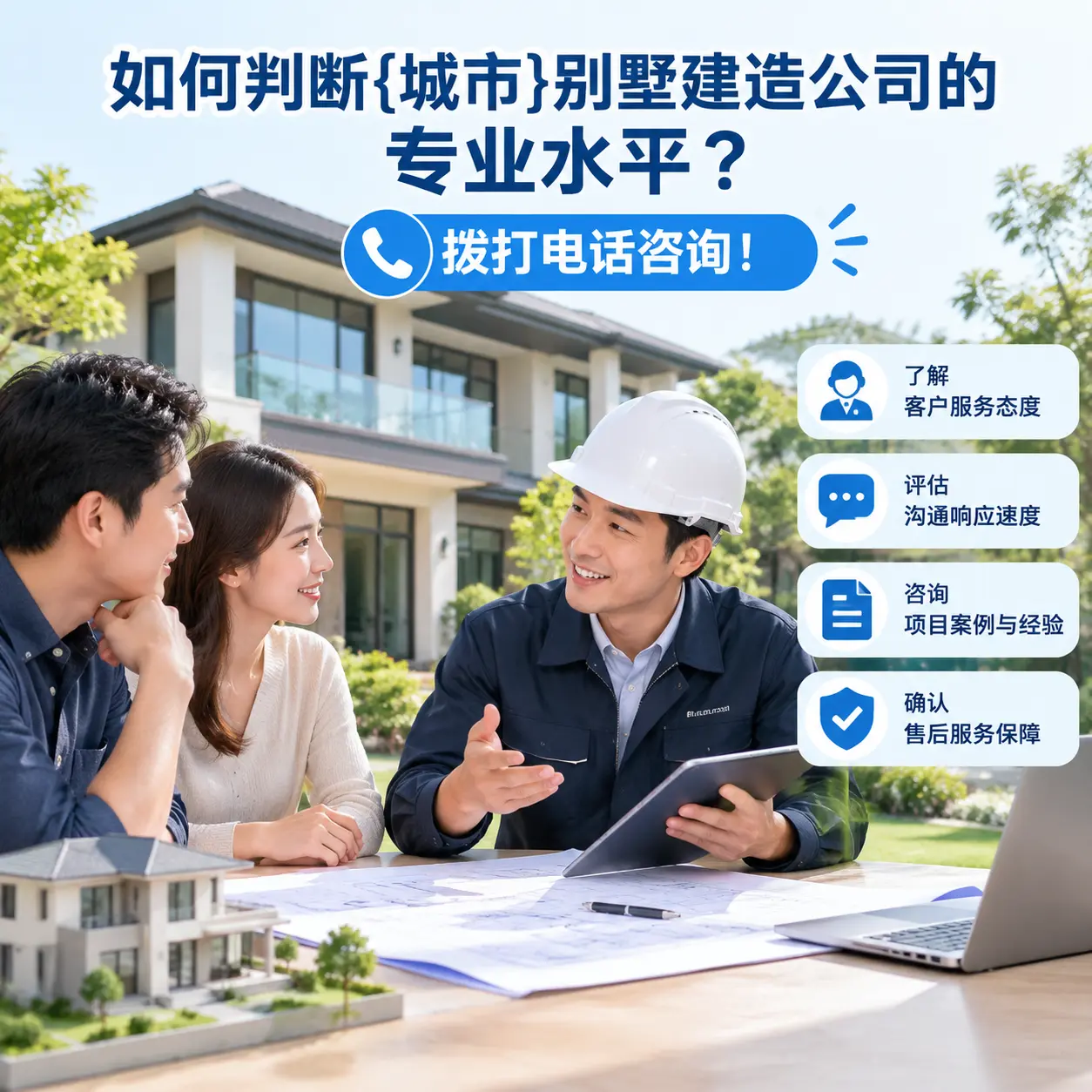 如何判断镇宁别墅建造公司的专业水平?拨打电话咨询!